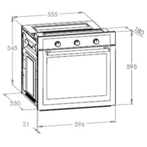Forno Artica AHB6203X Statico 62L