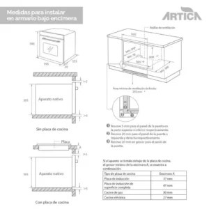 Forno Artica AHB7008BK MF 70L Nero