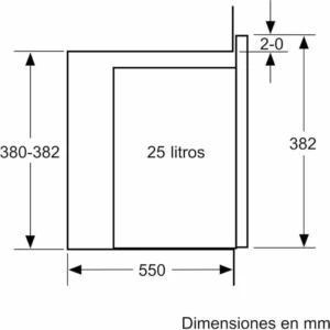 Microonde Balay 3CG5175B2 25L Bianco