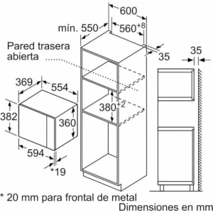 Microonde Balay 3CG5175B2 25L Bianco