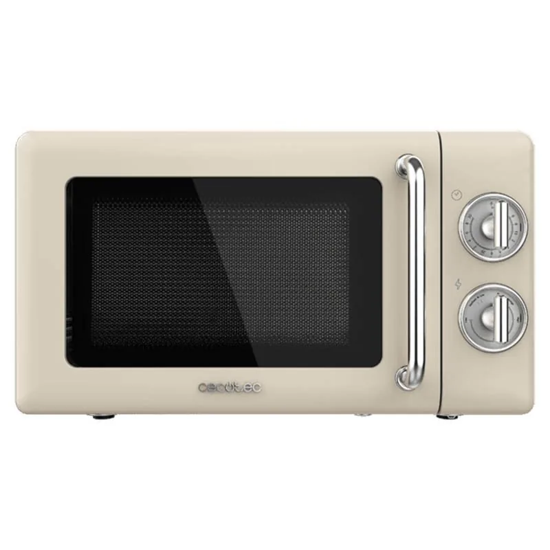 Microonde Cecotec retro beige senza grill 20 litri