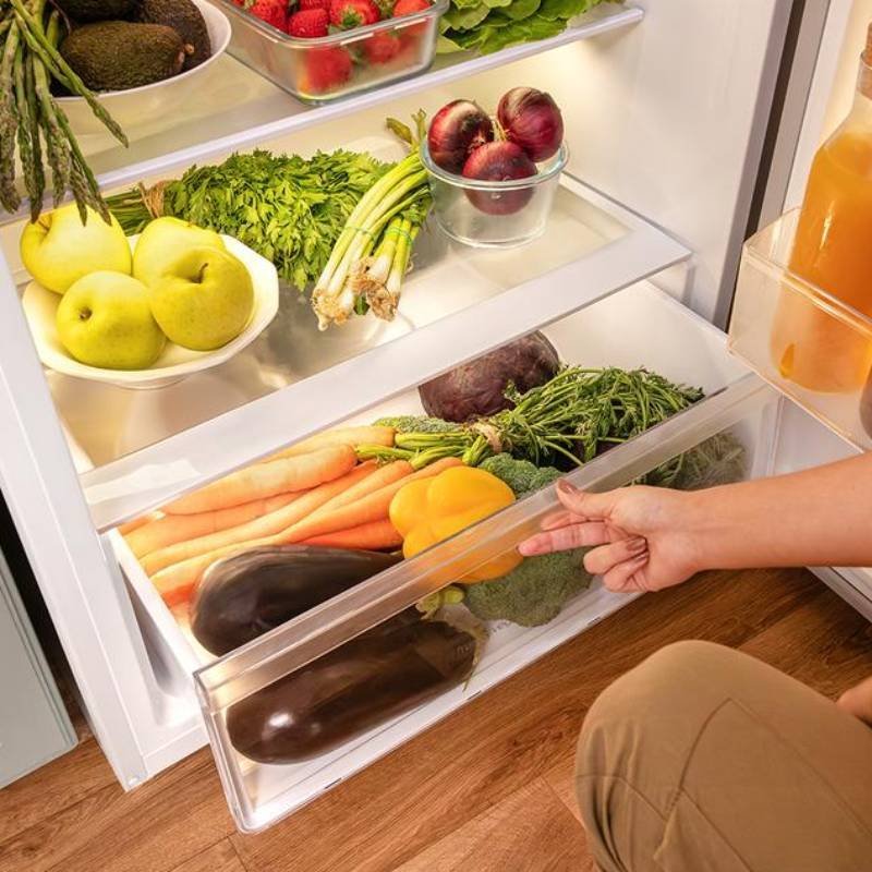 Frigorifero 2 porte Cecotec 01962 143x54 bianco classe energetica E - immagine 4