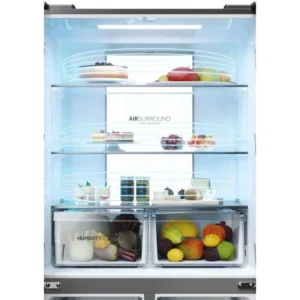 Frigorifero americano Haier HCR7818DWPT 182x84 4 porte No Frost nero