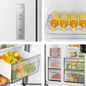 Frigorifero americano Hisense RS3P538NAIE 534 litri No Frost acciaio inox