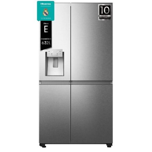 Frigorifero americano Hisense RS818N4TIE1 179x91x73 No Frost acciaio inox