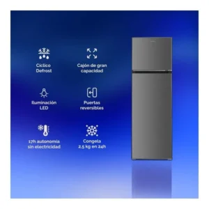Frigorifero Artica 2P AFE2P16655L248I 166x55 2P Inox
