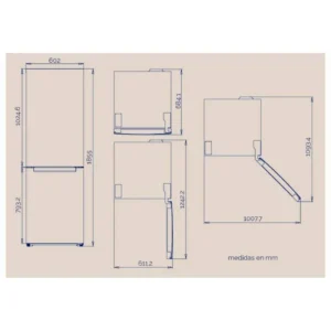 Frigorifero combinato Artica COOLTECH185EB 323 litri classe E