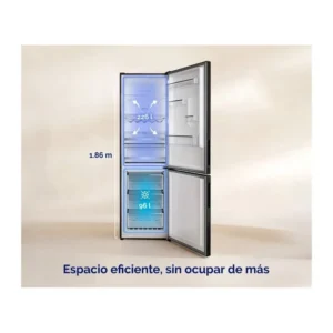 Frigorifero combinato Artica COOLTECH186CNG 322 litri cristallo nero classe C