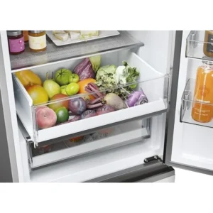 Frigorifero combinato Haier HTW5618ENMG 185 cm inox 3D classe energetica