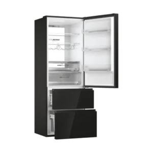 Frigorifero combinato Haier HTR7720DNGB 483 litri Total No Frost cristallo nero