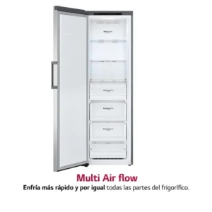 Congelatore verticale LG GFT41PZGSZ 186 cm No Frost Acciaio Inox