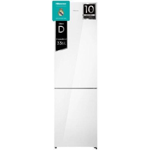 Frigorifero combinato Hisense RB440N4GWD 201×60 No Frost bianco cristallo classe D