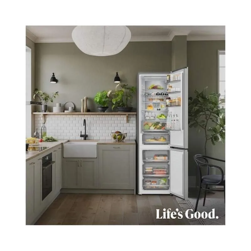 Frigorifero combinato LG GBBS726CPY 375 litri acciaio metalfresh classe C
