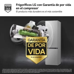 Frigorifero combinato LG GBV5240DPY 203 cm No Frost inox MetalFresh classe D