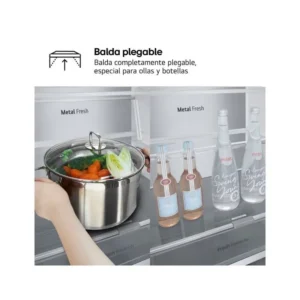 Frigorifero combinato LG GBV7170EPY 186×60 acciaio inox DSP MetalFresh