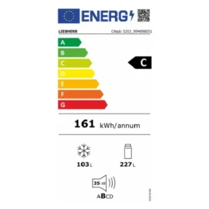 Frigorifero combinato Liebherr CNSDC5203 185,5×59,7 acciaio inox classe C