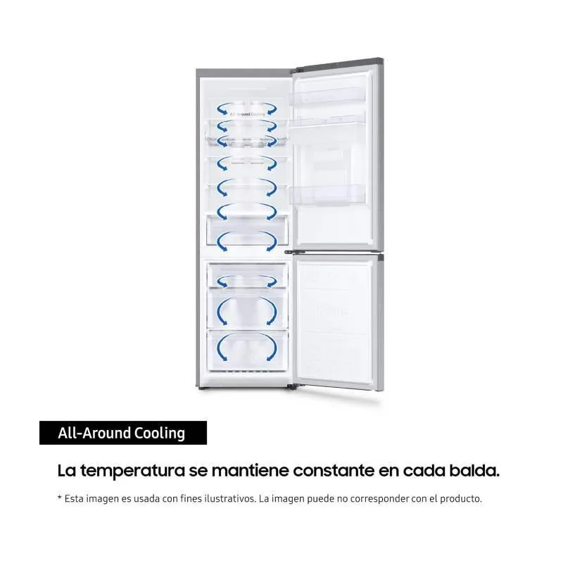 Frigorifero combinato Samsung RB34C632DSA/EF 185 cm acciaio inox No Frost