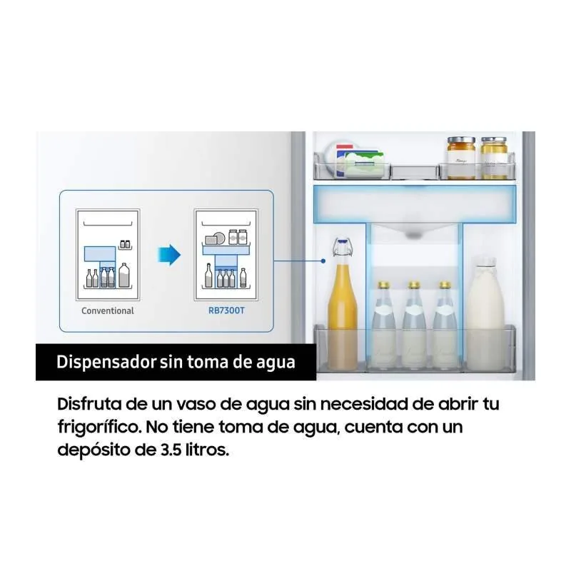 Frigorifero combinato Samsung RB34C632DSA/EF 185 cm acciaio inox No Frost