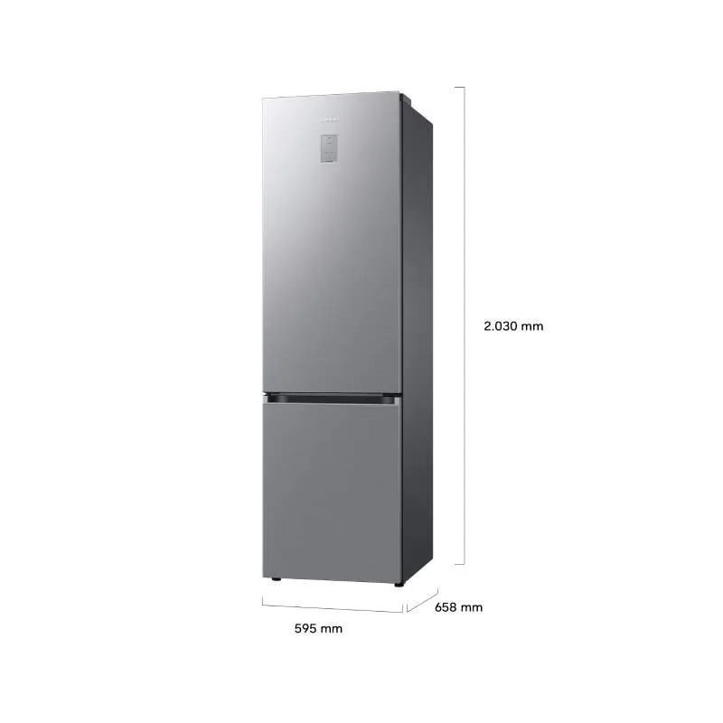Frigorifero combinato Samsung RB38C675CS9 203×60 No Frost inox classe C