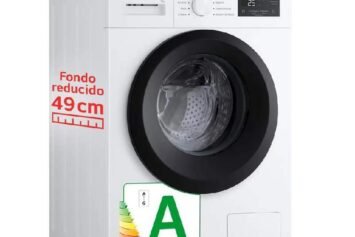 Lavatrice LG F4A1009NWK 9 kg 1400 rpm classe A bianco con porta nera