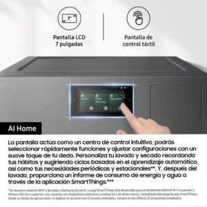 Lavatrice Samsung WF90F09C4SU3 9 kg 1400 rpm grafite