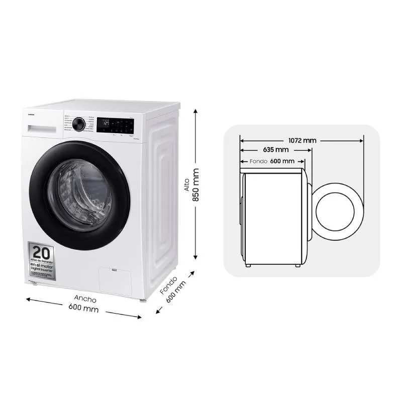 Lavatrice Samsung WW90CGC04DAEEC 9kg 1400rpm A
