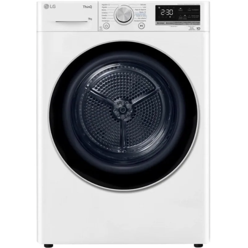 Asciugatrice LG RH90V9AV3N 9 kg Pompa di calore Dual Inverter Wi-Fi Bianco