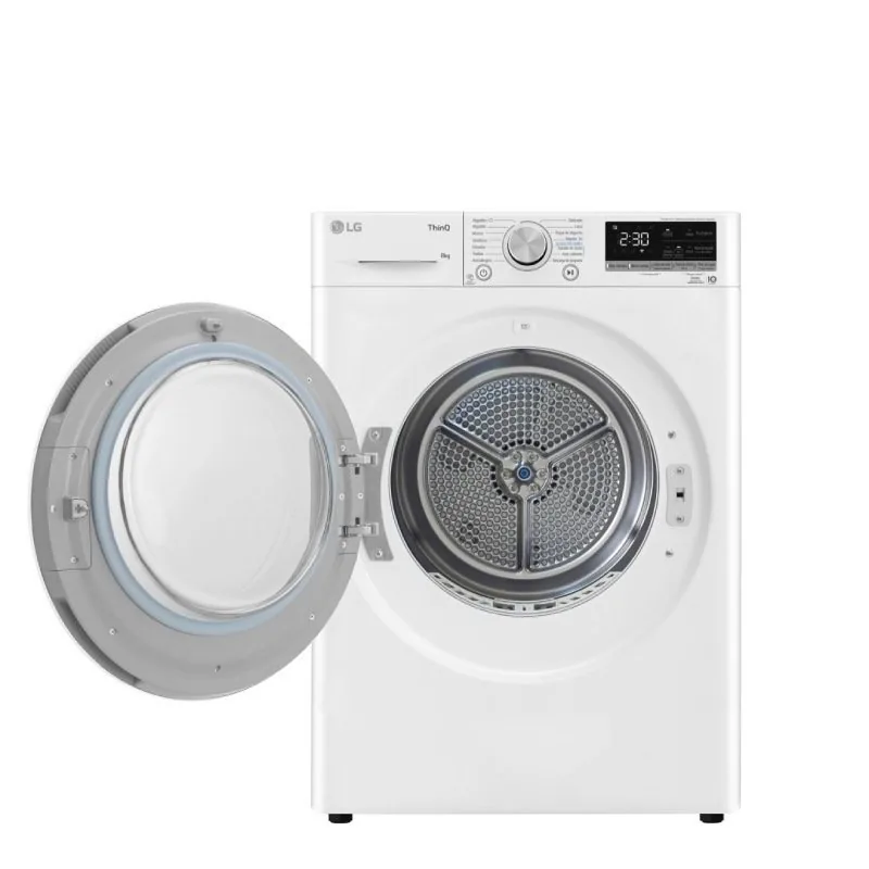 Asciugatrice LG RH90V9AV3N 9 kg Pompa di calore Dual Inverter Wi-Fi Bianco
