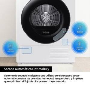 Asciugatrice Samsung DV90DG52A0AEC 9 kg a pompa di calore bianca con Wi-Fi