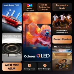 Televisore Hisense 55" 55A7Q UHD QLED Smart TV HDR10+
