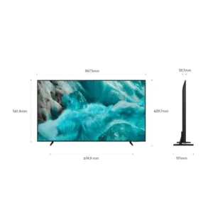 Televisore Samsung 43" TQ43Q7F UHD QLED Smart TV IA HDR10+