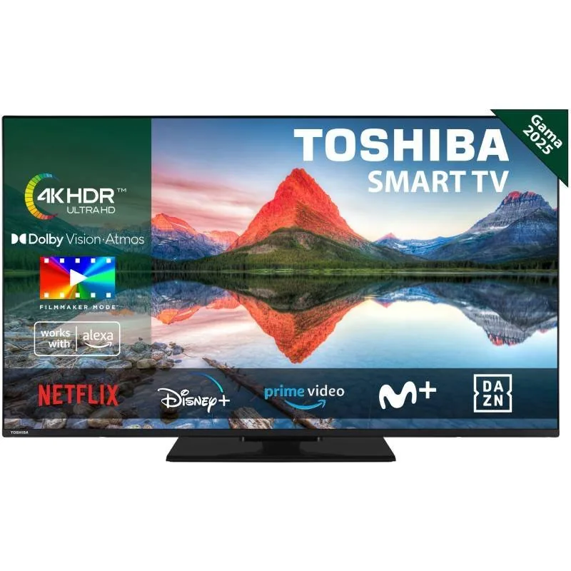 Televisore Toshiba 50" 50UV3463DG UHD Smart TV con supporto