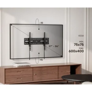 supporto TV Genium Inc Gspin86 75kg 37-86