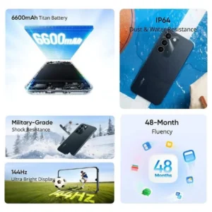 smartphone realme C100 5G 4/256 6,8″ verde