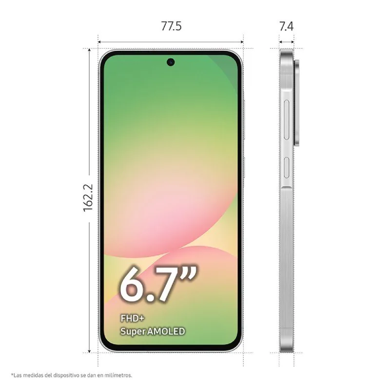 Smartphone Samsung A56 5G 8/128 6,7" Grigio Chiaro