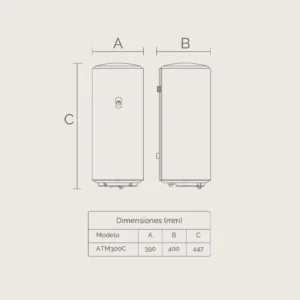 scaldabagno elettrico Artica ATM500C 50 litri classe C