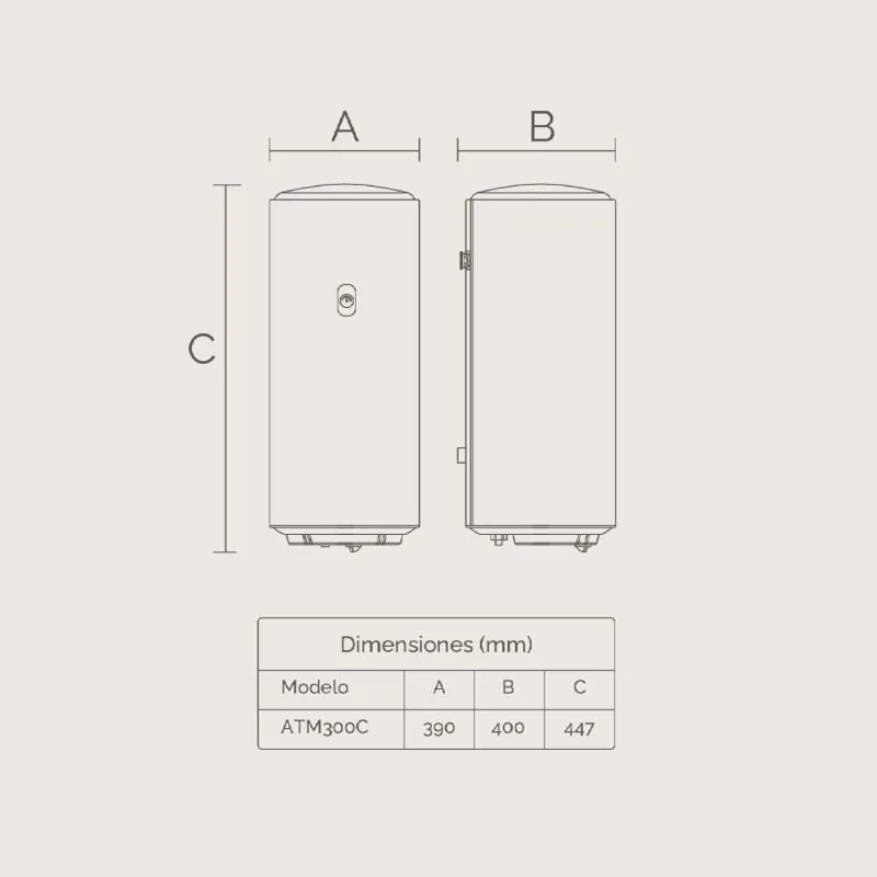 scaldabagno elettrico Artica ATM500C 50 litri classe C